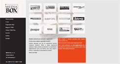 Desktop Screenshot of mediabox.sk