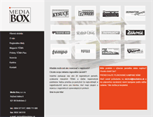 Tablet Screenshot of mediabox.sk